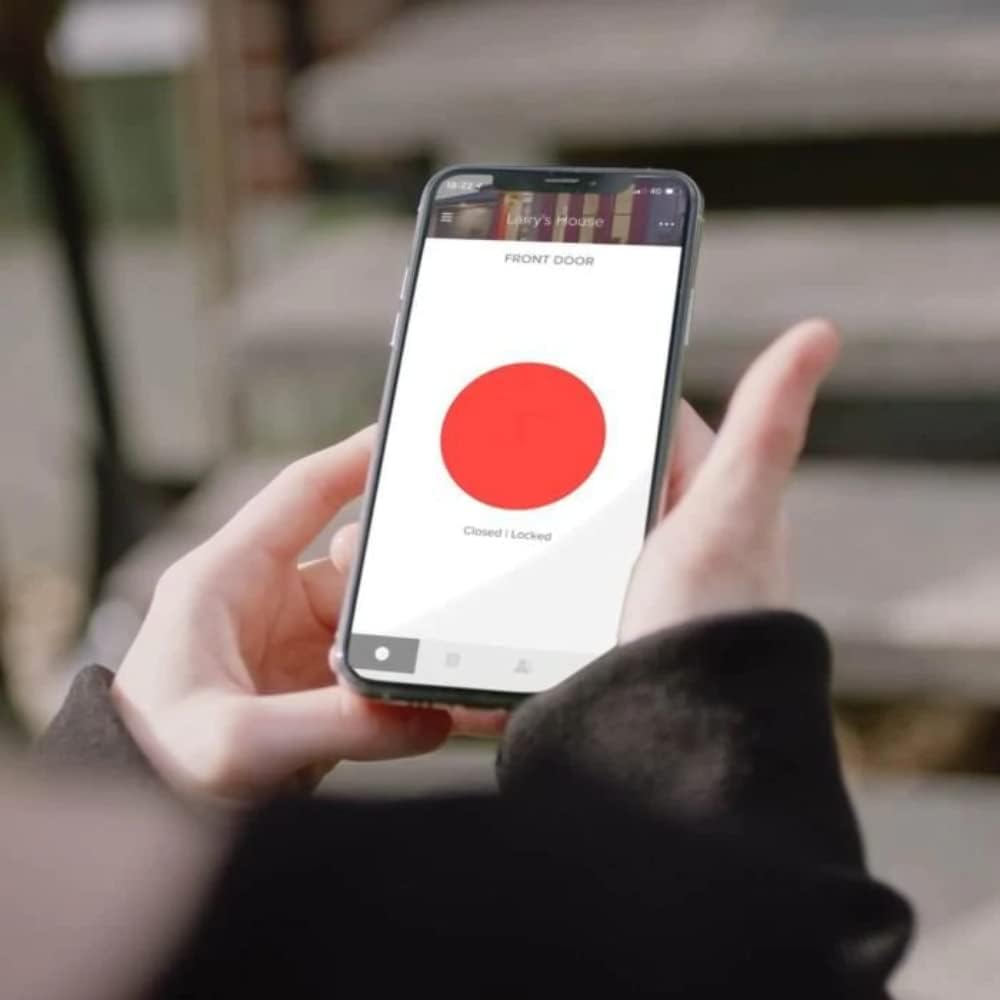 Yale - Linus Smart Lock - Mattschwarz (05/101200/MB) - Schlüsselloses und sicheres Türschloss Linus