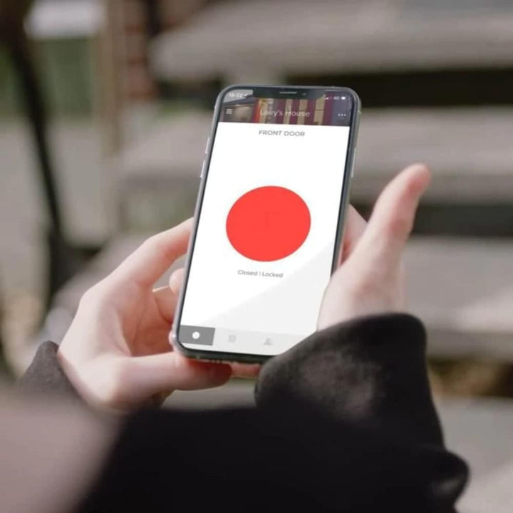Yale - Linus Smart Lock - Mattschwarz (05/101200/MB) - Schlüsselloses und sicheres Türschloss Linus