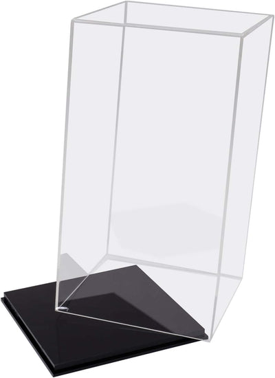 HMF 46812 Acryl Vitrine / Schaukasten für Modellautos, Figuren | 20 x 20 x 38 cm | Transparent 38 cm