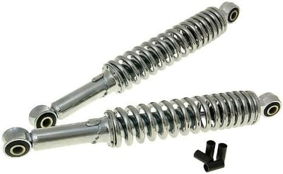 Stossdämpfer Satz universal Chrom 300mm - Mofa, Mokick, Moped
