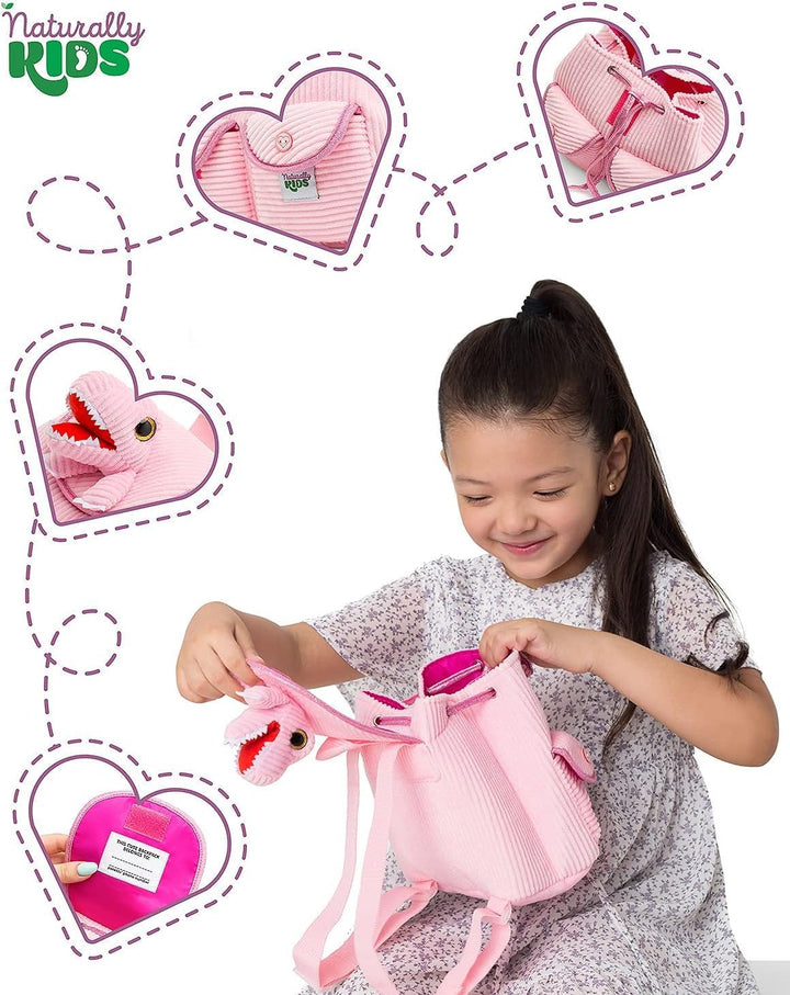 Naturally KIDS Rucksack Kinder m Spielzeug ab 2 Jahre Junge, Mädchen, Kindergartenrucksack Mädchen,