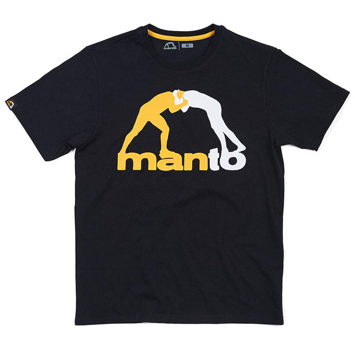 MANTO T-Shirt, Logo, schwarz Grösse XL