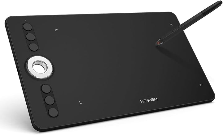 XP-PEN Deco 02 Grafiktablet,10x5,63 Zolll Drawing Tablet, batteriefreier P06 Stift mit Radiergummi 8