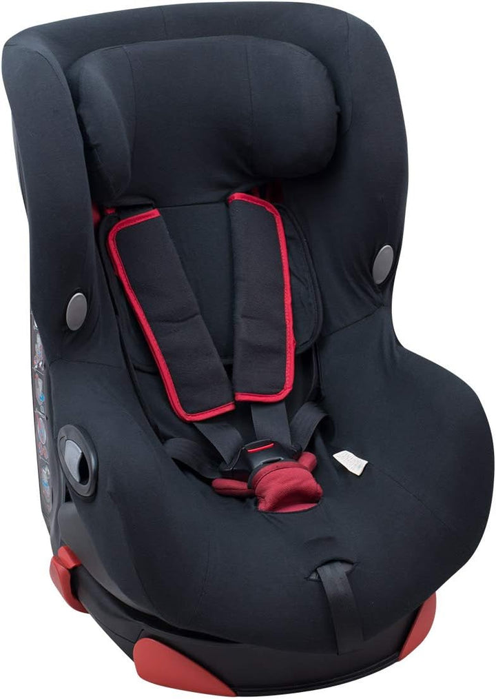 JYOKO KIDS Bezug kompatibel mit Bébé Confort Axiss (Black Series), Black Series