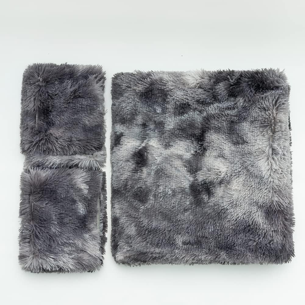 Michorinee Plüsch Bettwäsche 220x240 Winter Flauschig Warme Bettbezug Fleece Flausch Langhaar Kunstf