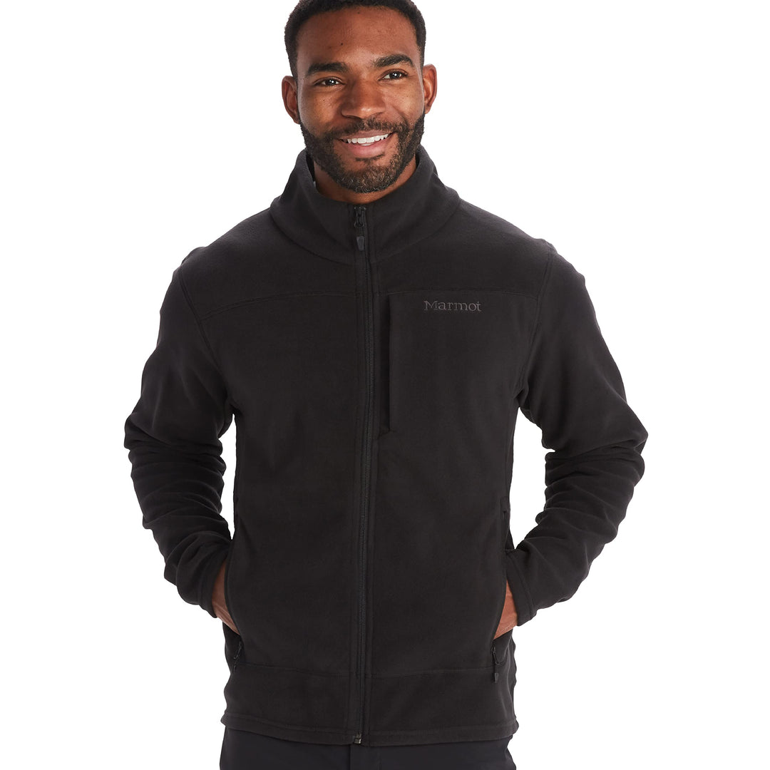 Marmot Herren Precip Eco Jacket Warme Fleecejacke, Outdoor-Jacke mit durchgehendem Reissverschluss,