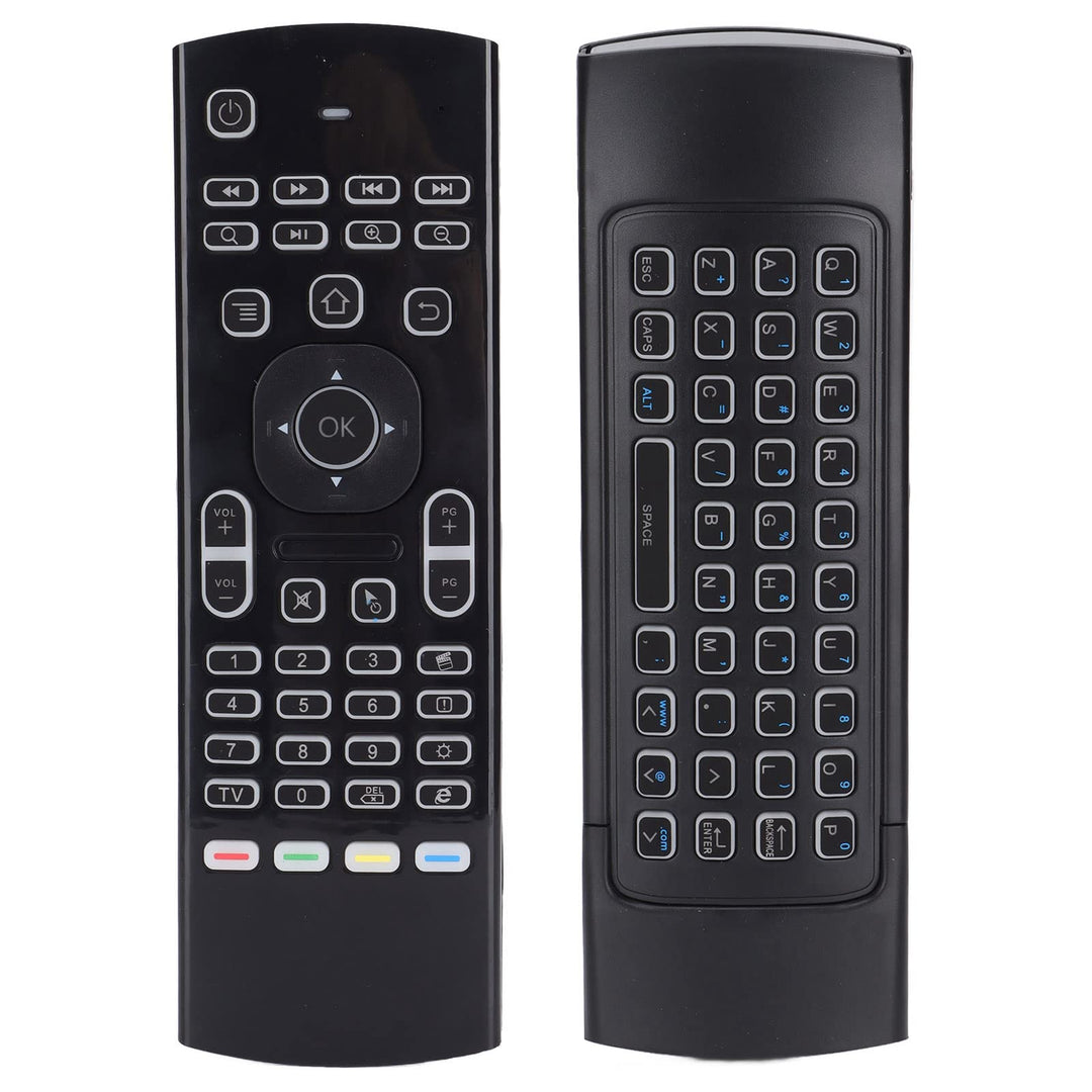 Air Fly Mouse Keyboard, Kabellose Fernbedienung mit Hintergrundbeleuchtung, für Android TV Box PC La