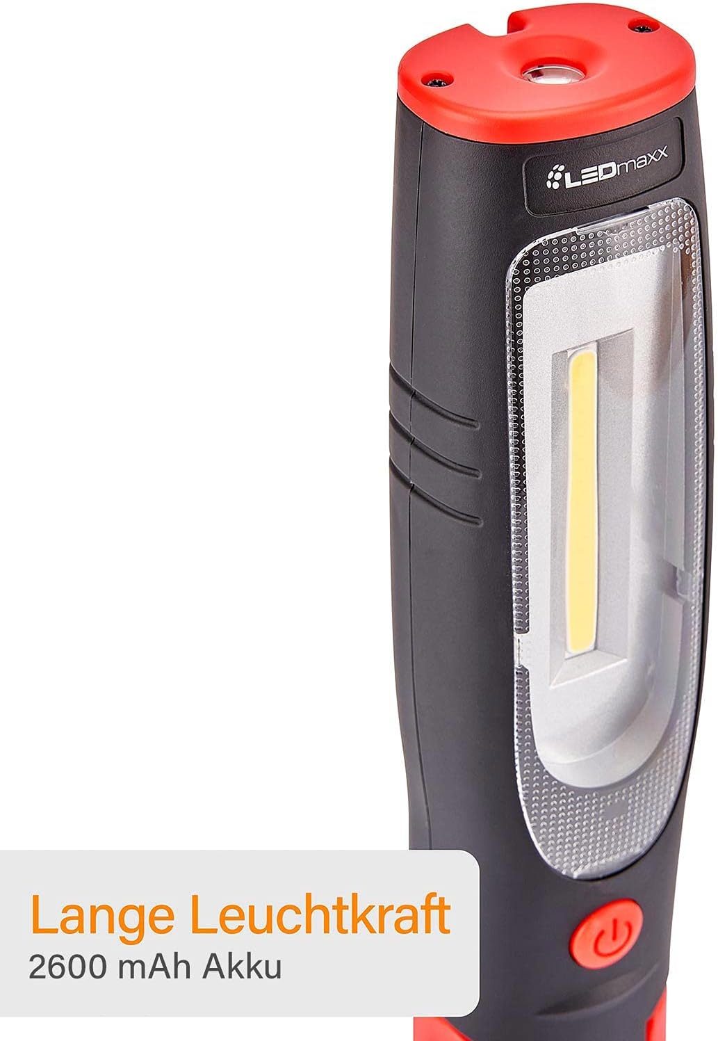 NCC-Licht LED Akku Arbeitsleuchte 2 in 1 Handlampe und Werkstattleuchte 3W SMD Kaltweiss 6500K