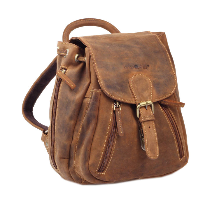 Greenburry Vintage Rucksack Braun 28x28x12cm Tasche Ledertasche