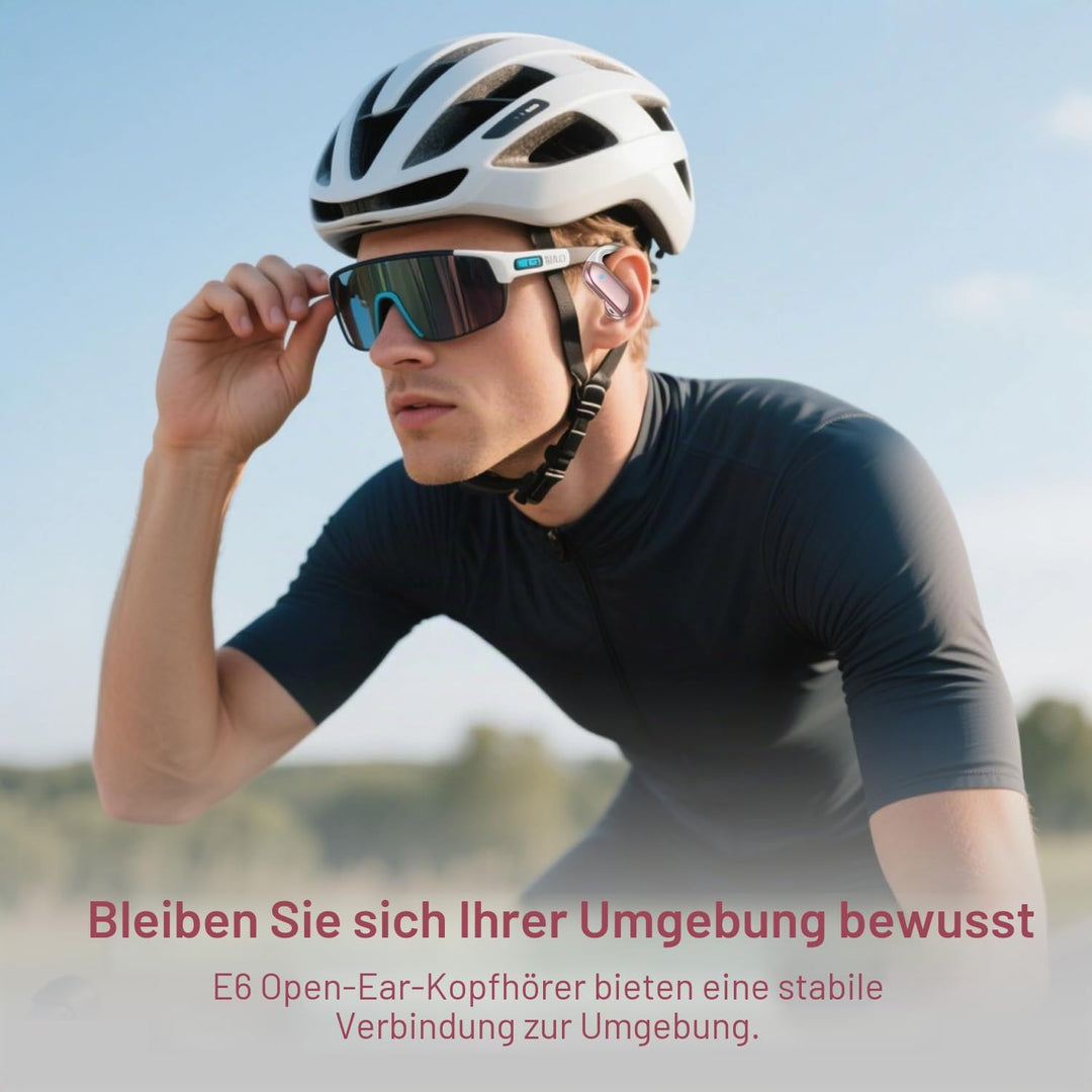 Open Ear Kopfhörer Bluetooth 5.4 HiFi Stereo, 2026 Kopfhörer Kabellos Bluetooth mit ENC Noise Cancel