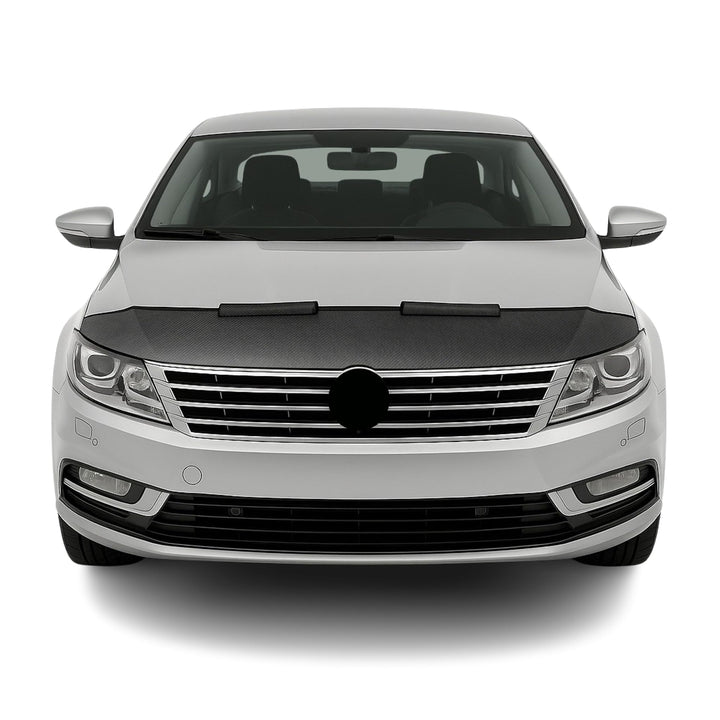 OMAC Haubenbra Steinschlagschutz Bonnet Bra kompatibel mit VW Passat CC 2008-2012 Carbon Halb Carbon
