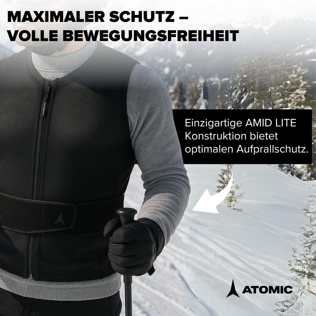 Atomic Live Shield AMID Lite Vest M I Herren-Protektorenweste mit AMID-Technologie für maximalen Sch