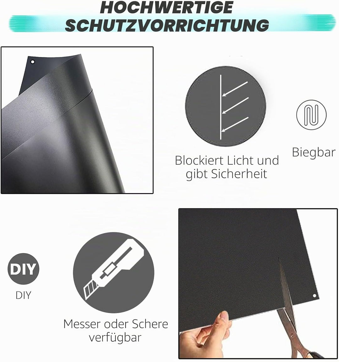 Oncpcare Haustierkäfig-Schutzblöcke, 26 x 21 cm, Kaninchenkäfig, Urin-Schutz, Käfigkantenschutz, Mee