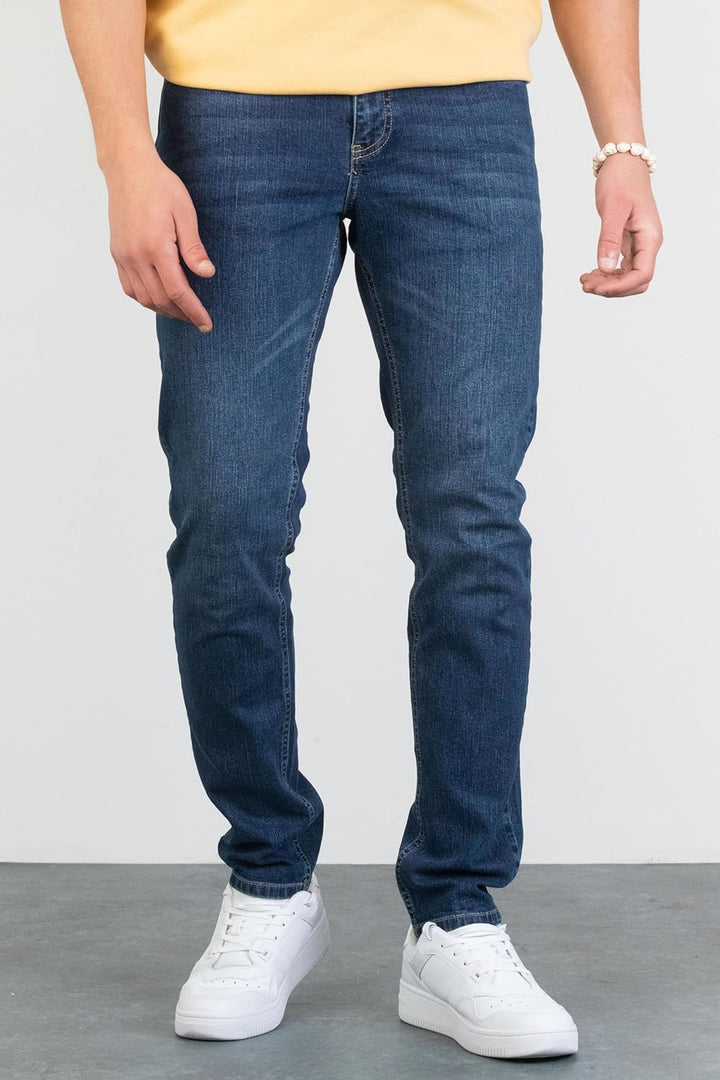 HALAT'S Herren Jeans Slim Fit - Baumwolle Jeanshose Stretch für Herren mit Schlanke Elastizität 32W