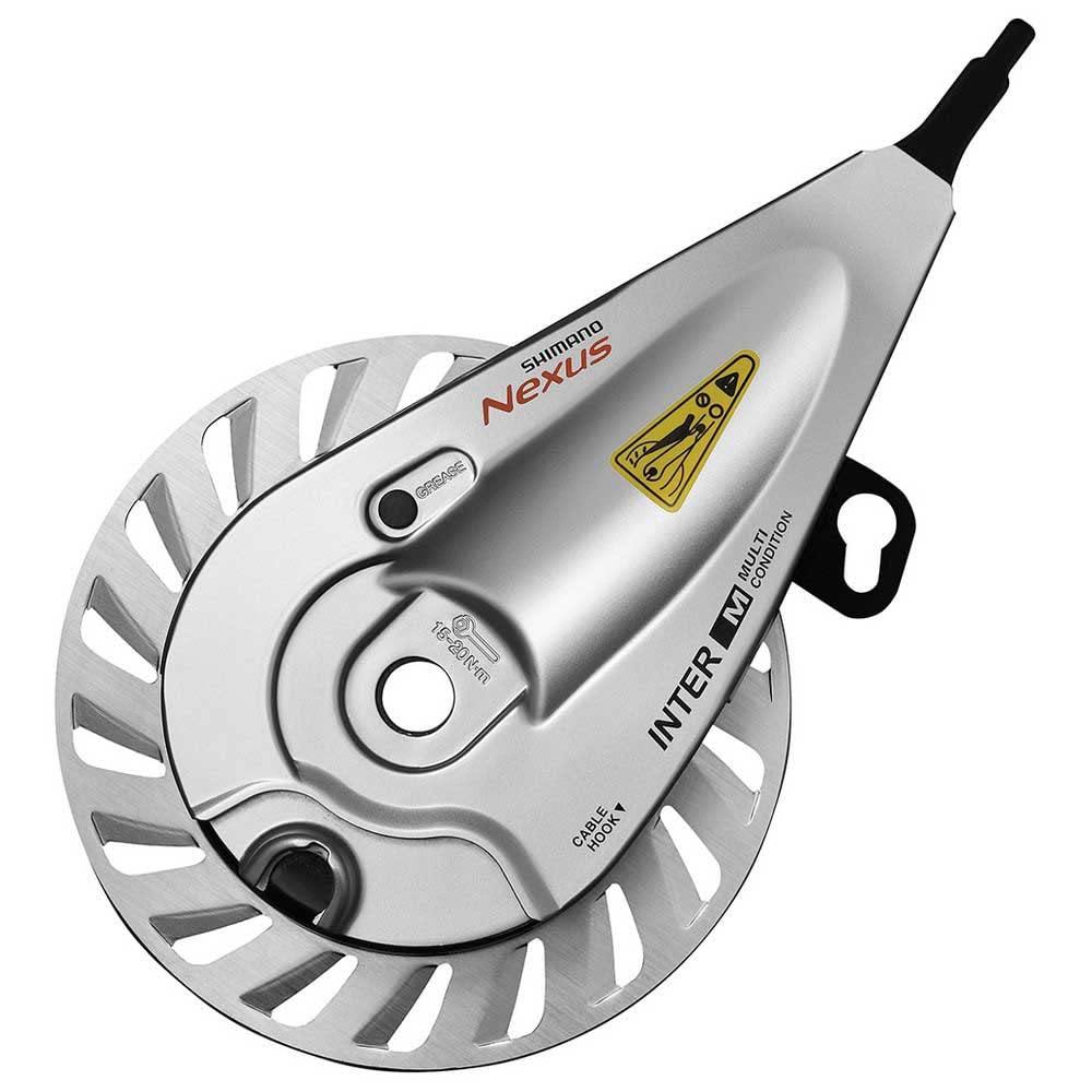 Shimano Unisex – Erwachsene Nexus Rollenbremse, Silber, Einheitsgrösse