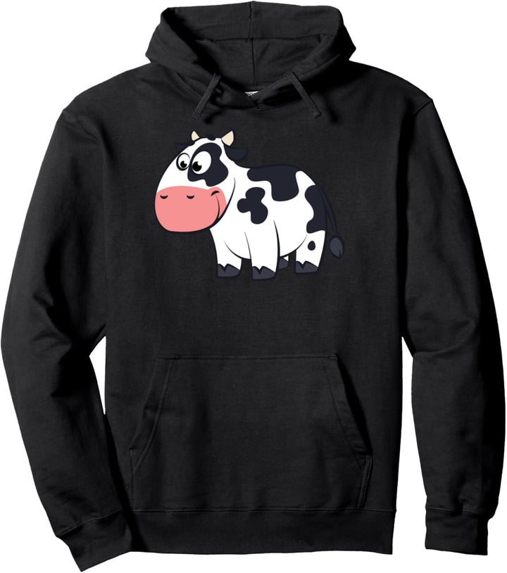 Rinder Landwirt Kuh Agrar Tiere Spruch Bauer gefleckte Kuh Pullover Hoodie