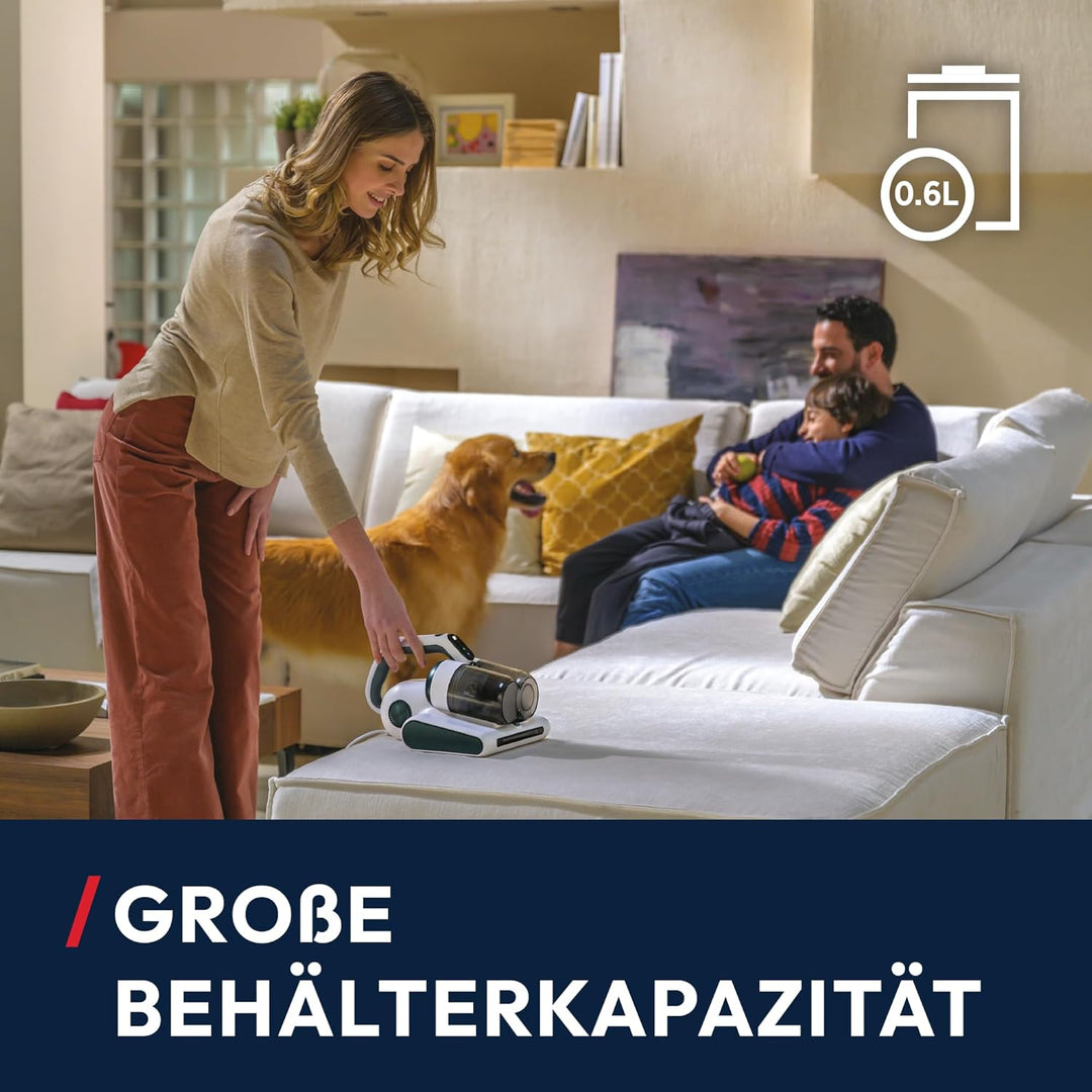 Hoover Milbensauger für Matratzen & Polster, mit Staubsensor & UV-Licht zur Entfernung von Staubmilb
