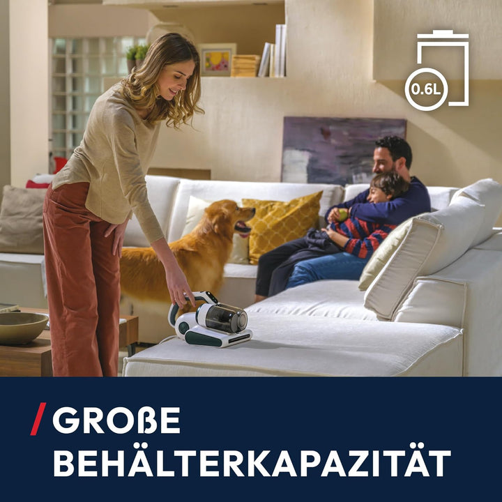 Hoover Milbensauger für Matratzen & Polster, mit Staubsensor & UV-Licht zur Entfernung von Staubmilb