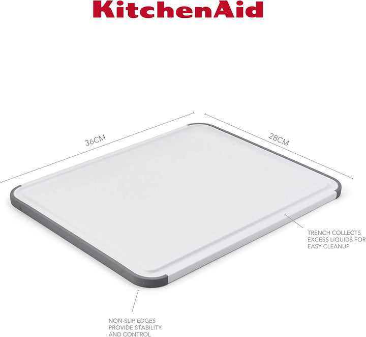 KitchenAid KEG700NOSMGA Grosses rutschfestes Schneidebrett Klassisch, Klassisch
