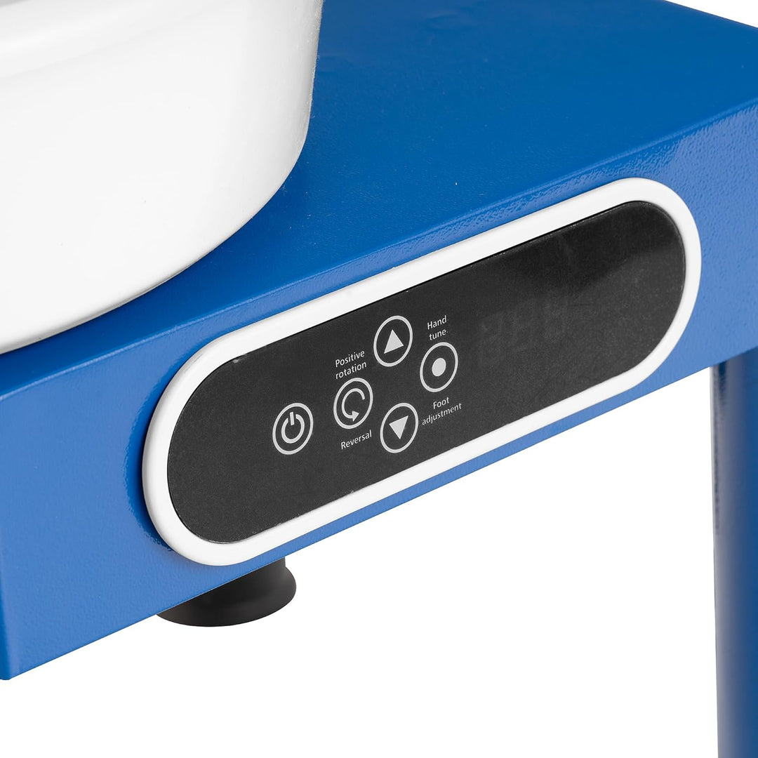 SEVICO Elektrische Töpferscheibe Maschine 350W Fussantrieb 0-300 U/MIN Tonspinnrad 25CM Formmaschine