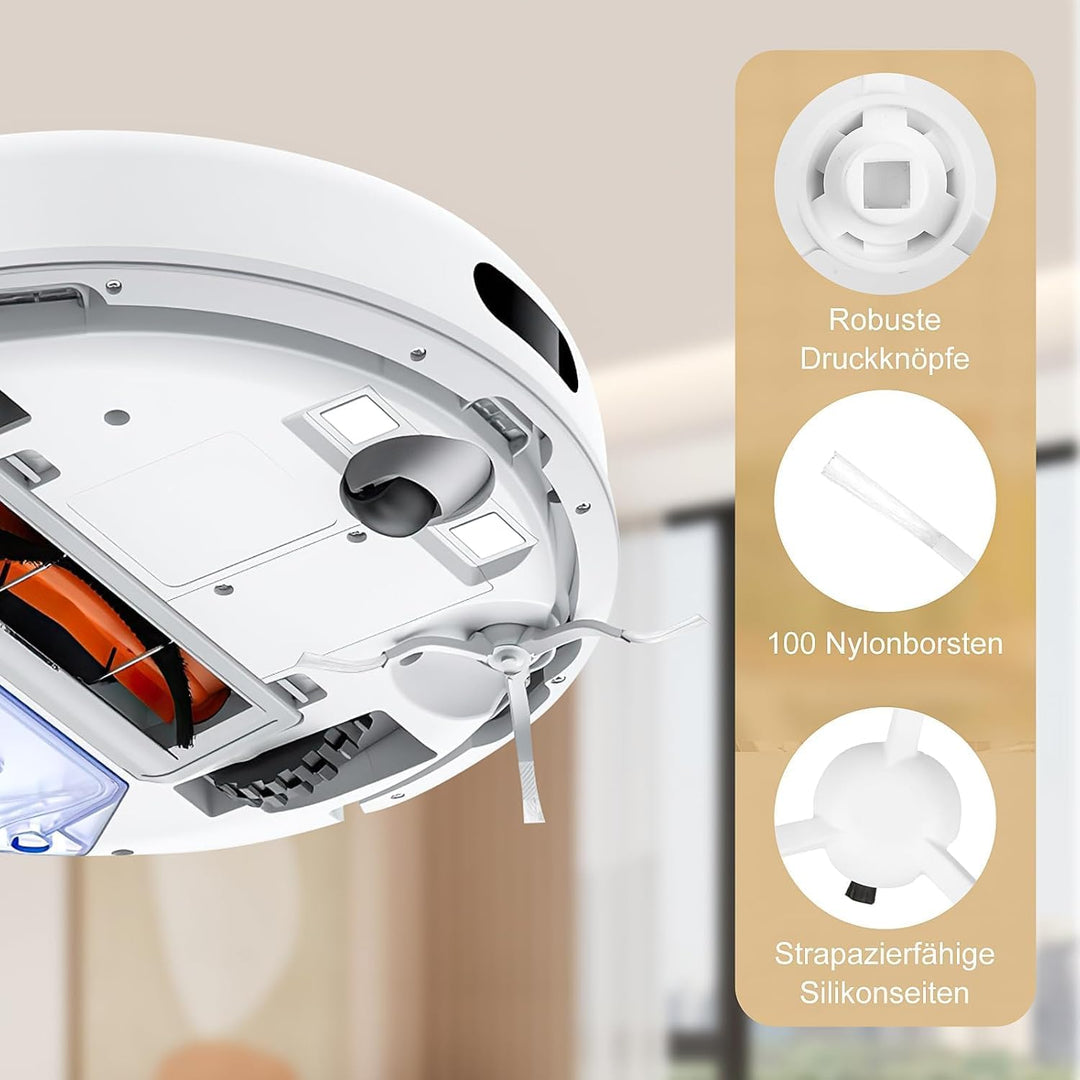 Zubehör Kit kompatibel mit Xiàomi S20 Roboter Staubsauger,Komplettes Ersatz-Set,14 Stück Ersatzteils