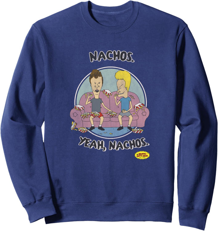 Beavis And Butt-Head Nacho Yeah Nachos Portrait Sweatshirt