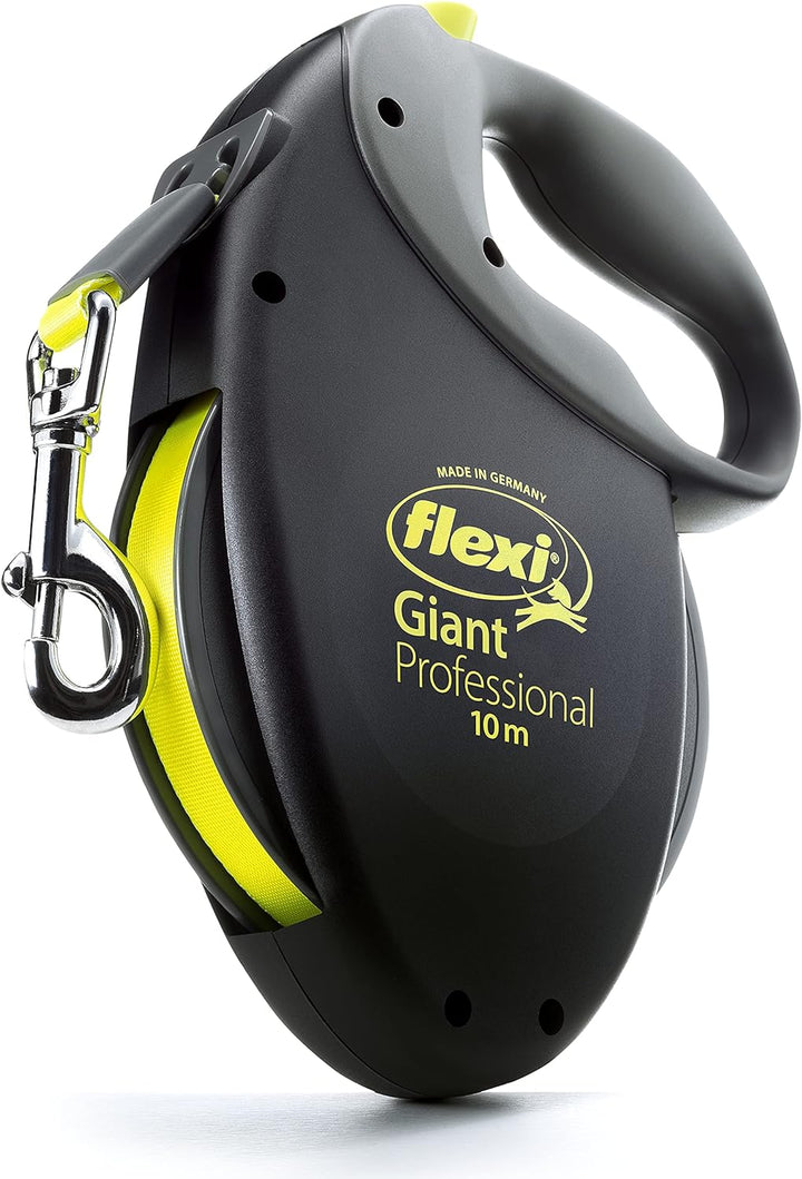 flexi Giant Professional L Gurt 10 m für Hunde bis 50 kg, schwarz/neongelb schwarz/neongelb L 10 m V