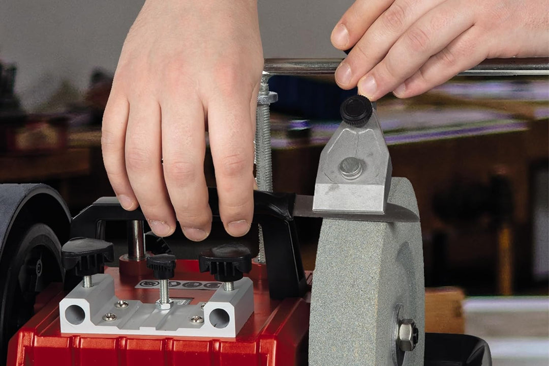 Original Einhell Schleif-Vorrichtung für kleine Messer (Schleifer-Zubehör, passend für Einhell Nass-