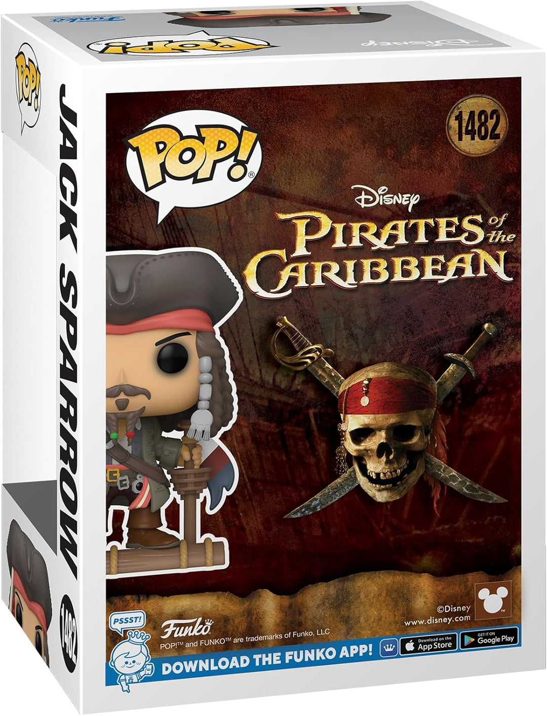 Funko Pop! Movies: PotC - Captain Jack Sparrow Sparrow - (Opening) - Pirates of The Caribbean - Viny