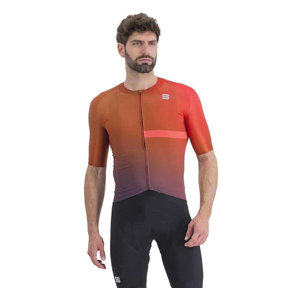 Sportful Herren Bomber Jersey Sweatshirt XXL Cayenna Red Pompelmo