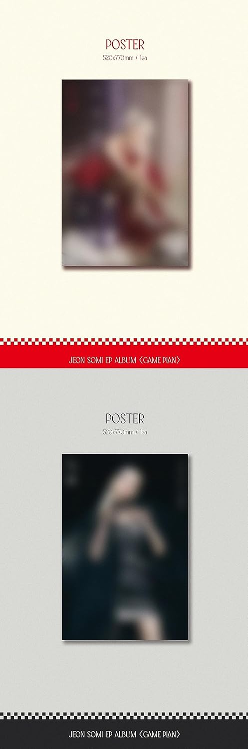 JEON SO MI - GAME PLAN Photobook version CD+Folded Poster (BLACK ver. (+1 Folded Poster)), Black Ver