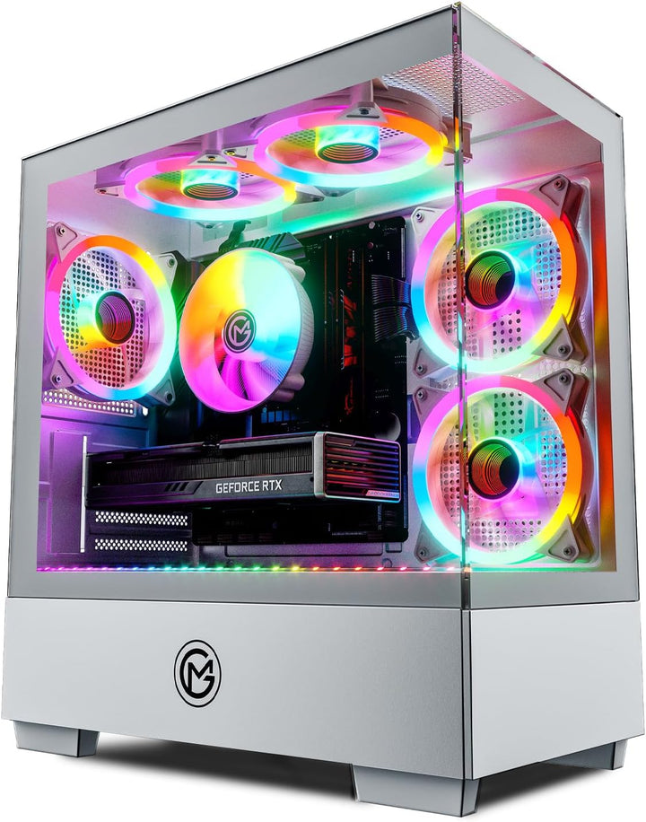 GameMachines Evolv Snow Edition - Gaming PC - AMD Ryzen 7 5700X - GeForce RTX 4060-1TB SSD - 32GB DD