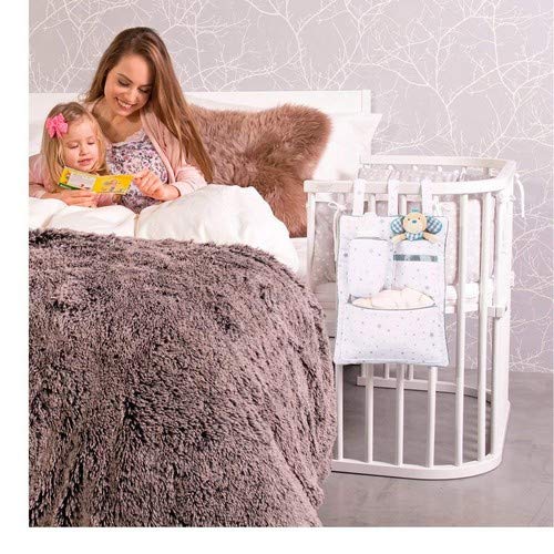 babybay Utensilo für alle Modelle, weiss Sternemix sand/azurblau, Weiss Sternemix Sand/Azurblau
