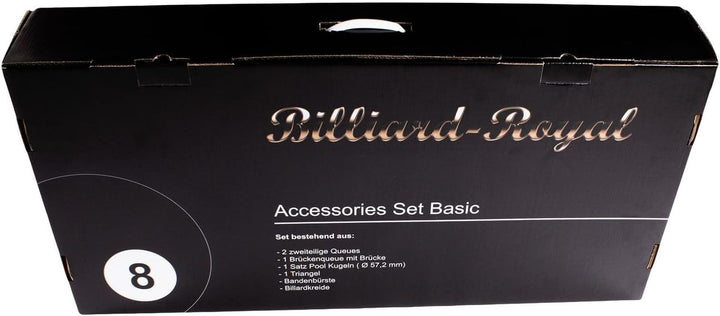Billard Accessoires-Set Zubehörset Queues Kugeln Triangel Bürste Billardkreide Basic, Basic