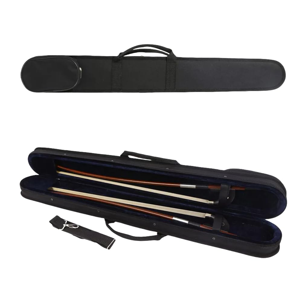 Neue Upright Kontrabass Bow Case String Bass Case für Bass Bow German French Style Hold 2pcs Bow Bag