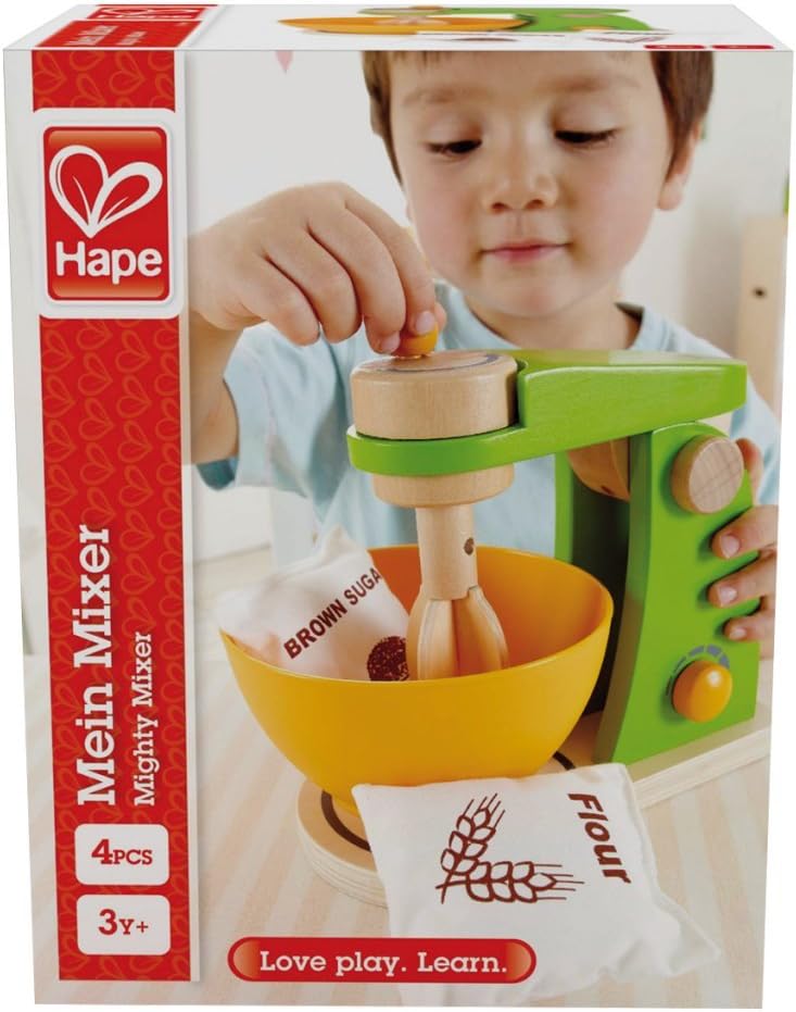 Hape 3104 - Mein Mixer Küchenspielzeug Einheitsgrösse Natur-grün, Einheitsgrösse Natur-grün