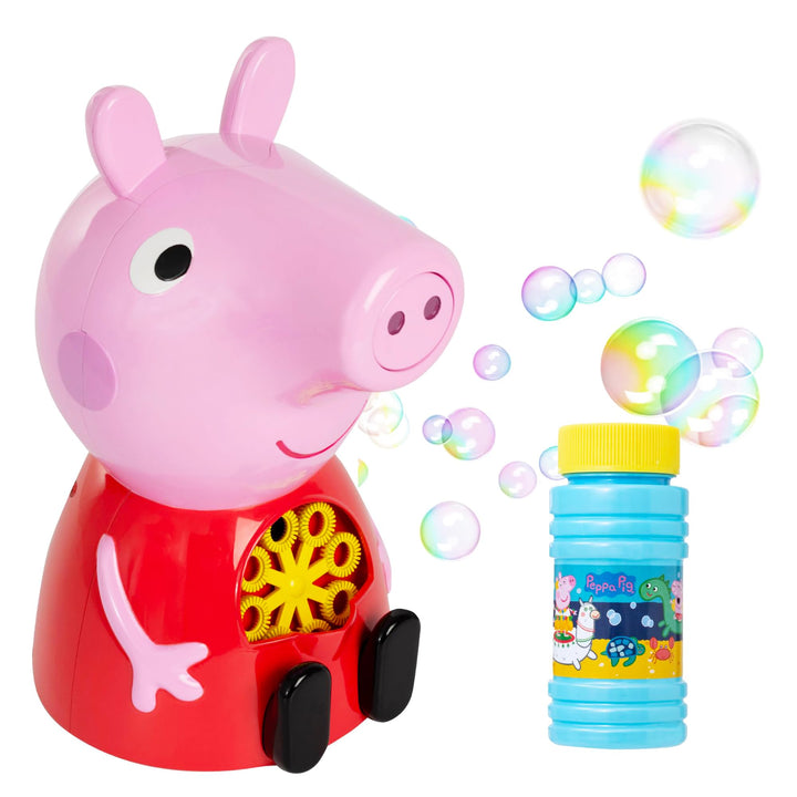 Peppa Pig Seifenblasenmaschine | Bonus Seifenblasenlösung | Perfektes lustiges Outdoor- & Indoor-Spi