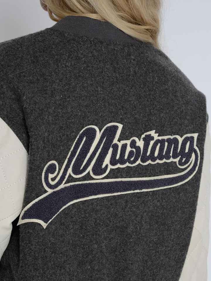 MUSTANG Damen Jacke Jacke XS ecru/anthra, XS ecru/anthra