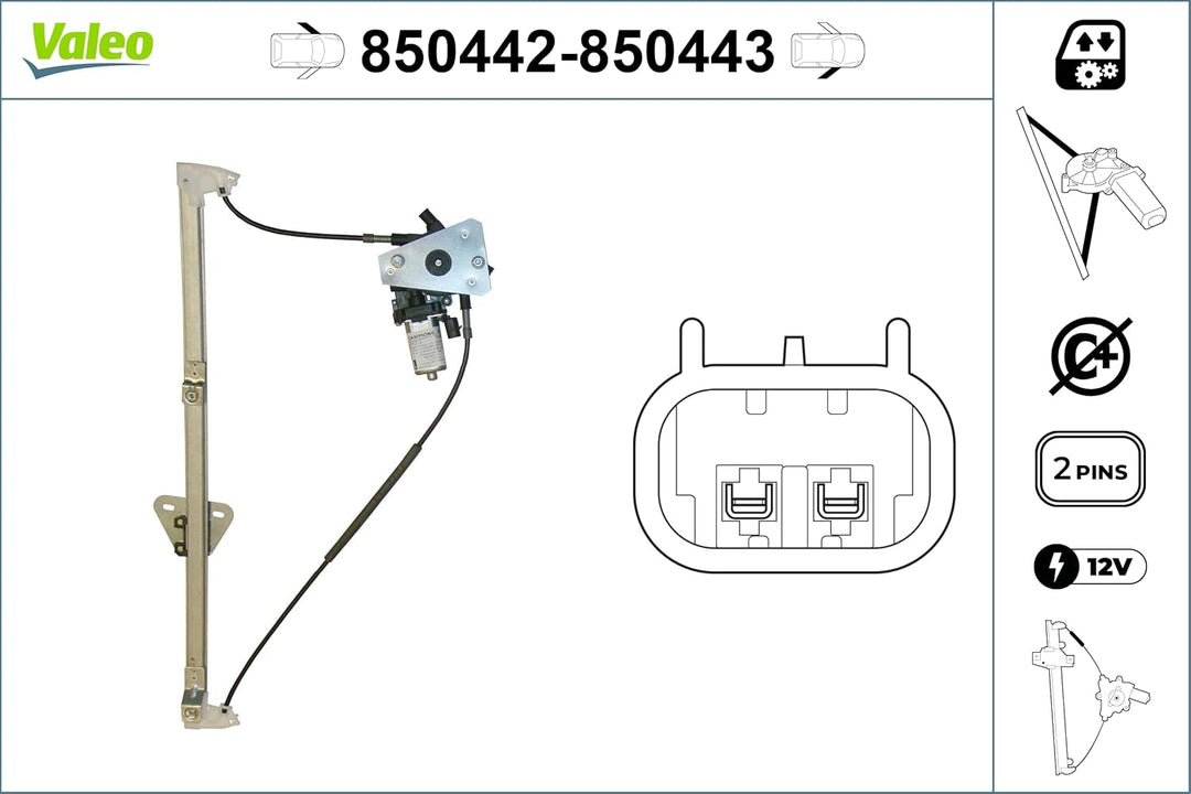 VALEO Fensterheber 850442