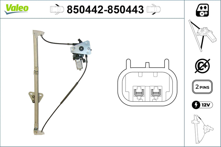 VALEO Fensterheber 850442