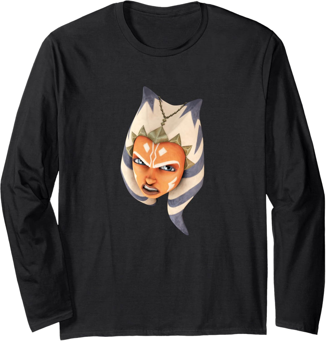 Star Wars: Clone Wars Ahsoka Big Face Langarmshirt