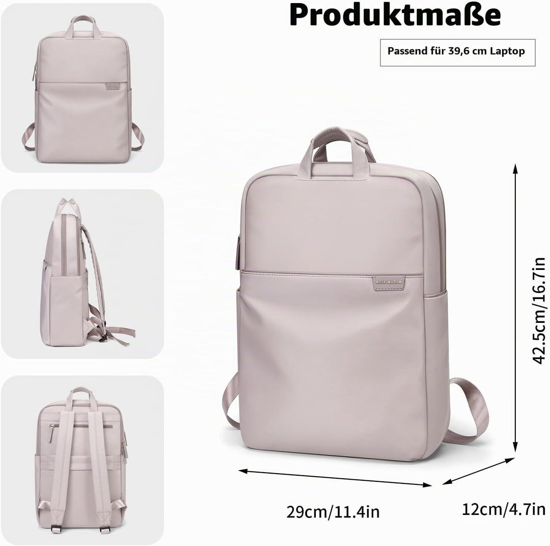GOLF SUPAGS Damen Laptop Rucksack 15,6 Zoll Schulrucksack Herren Schultasche Gross Anti-Diebstahl Ta