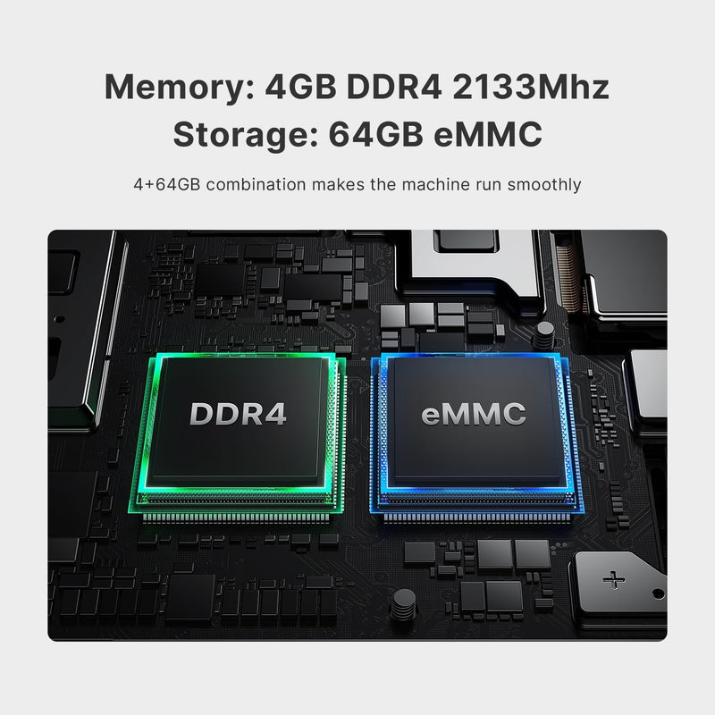 BOSGAME AG40 Windows 10 Pro Mini-PC, Intel Celeron N4020 bis zu 2.8GHz Prozessor, 4GB RAM 64GB SSD,