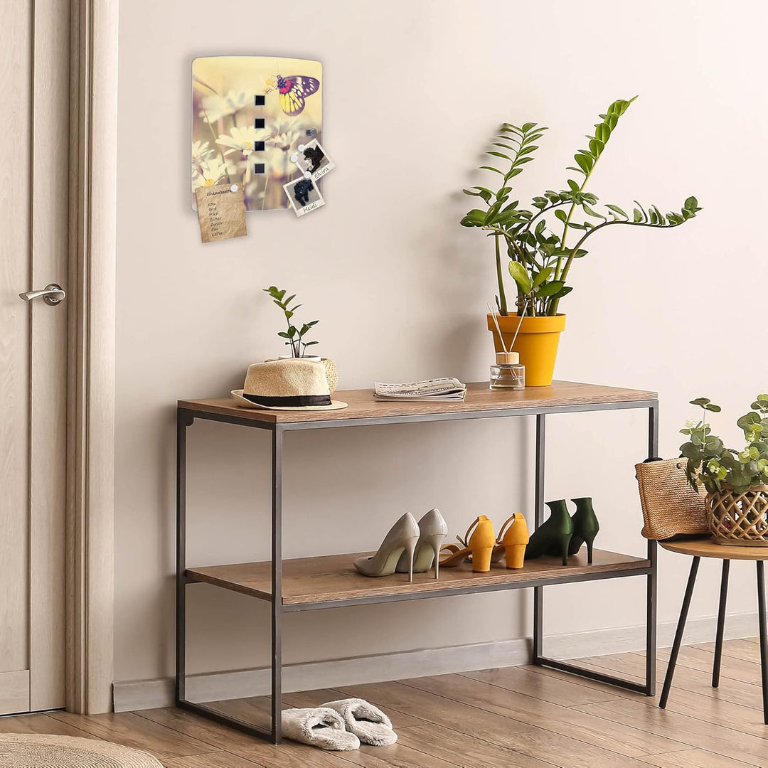 banjado Design Schlüsselkasten aus Edelstahl für 10 Schlüssel/Schlüsselschrank zur Schlüssel Aufbewa