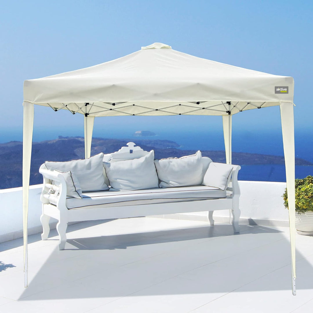 AKTIVE Faltpavillon Gartenpavillon Beige 61055, beige