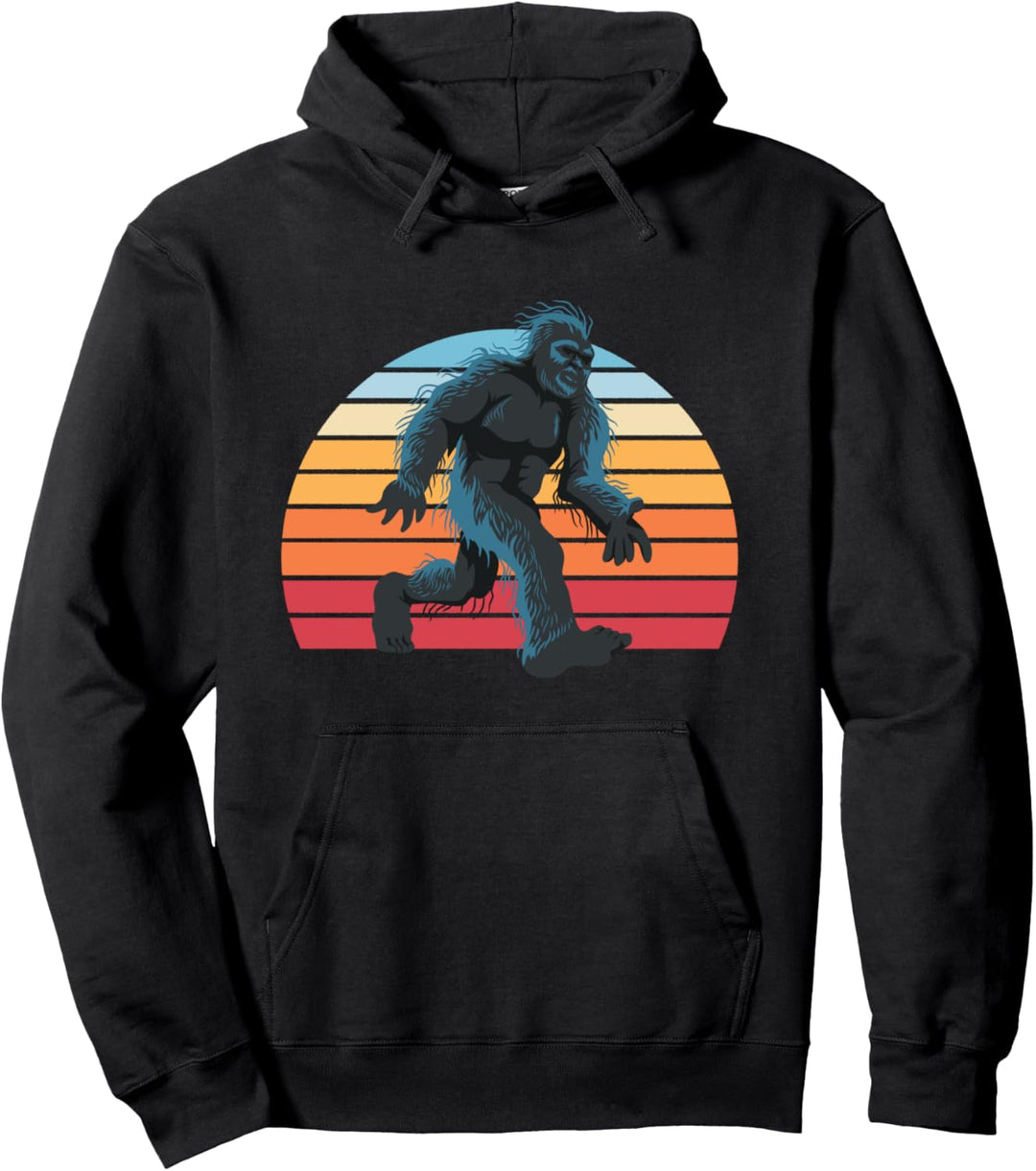 Kryptozoologie Sasquatch Mythos Kryptid Retro Bigfoot Pullover Hoodie