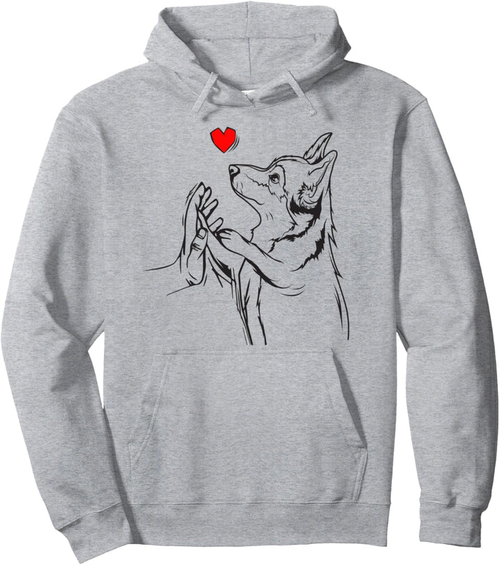 Corgi Liebe Hundehalter Frauchen Pullover Hoodie