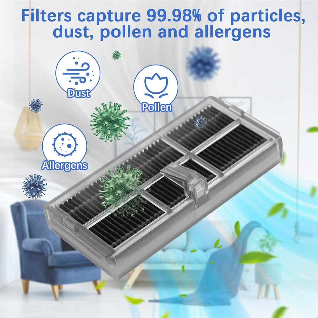 24 Stück Zubehör für Dreame L10s Ultra Gen 2/L10s Pro Ultra Heat/X30 Ultra/Mova E30 Ultra Saugrobote