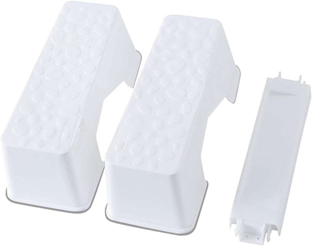 BESTonZON 1 X Toilettenhocker Fusshocker Fusshocker Tritthocker Für Kinder Toiletten Hockhocker Weis