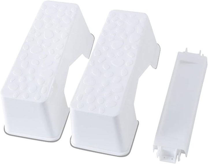 BESTonZON 1 X Toilettenhocker Fusshocker Fusshocker Tritthocker Für Kinder Toiletten Hockhocker Weis